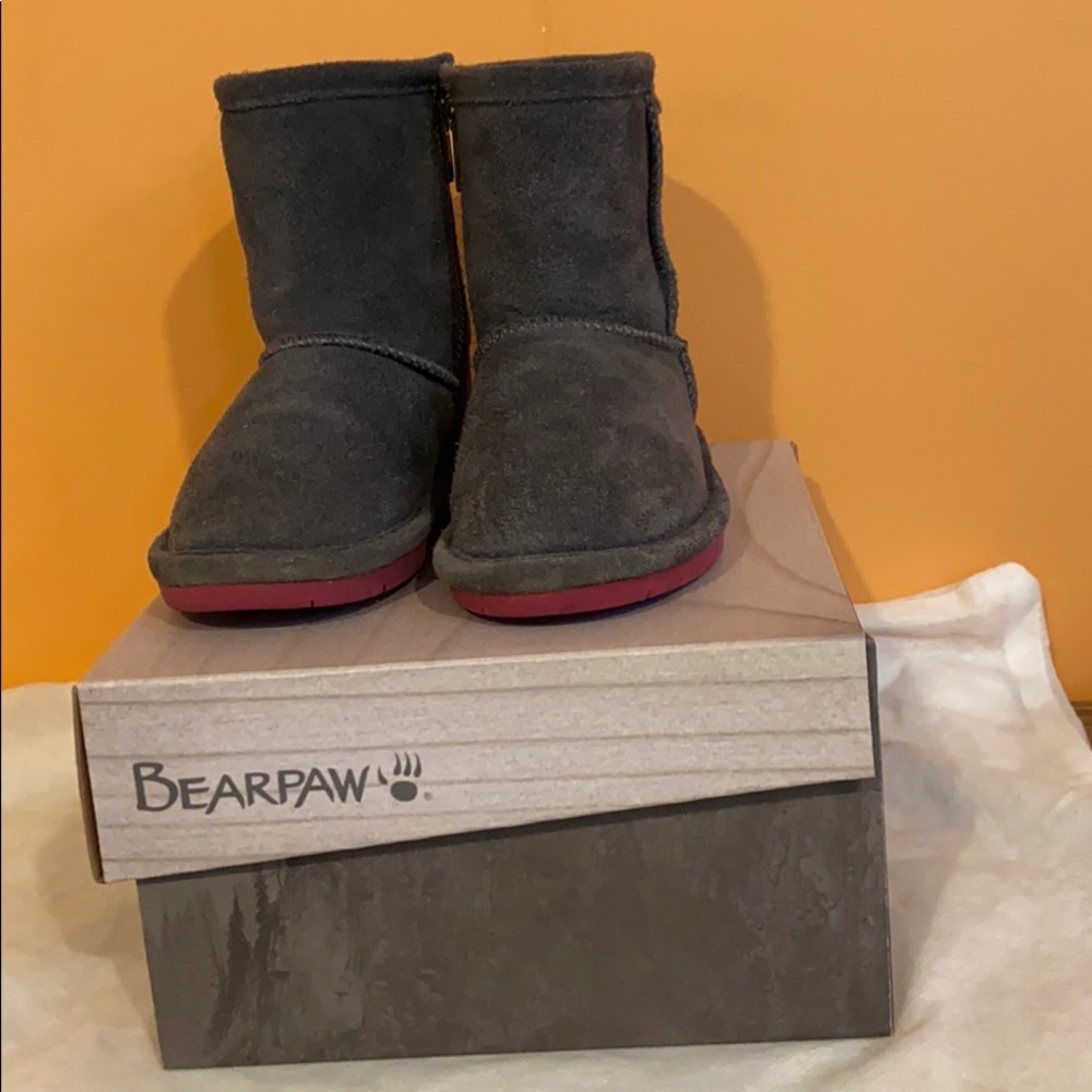Bear paw toddler  zipper boots